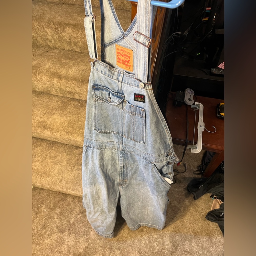 Men's Levi bib, overall size large